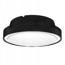 Stropné svetlo so snímačom pohybu 2xE27, 30cm | čierne