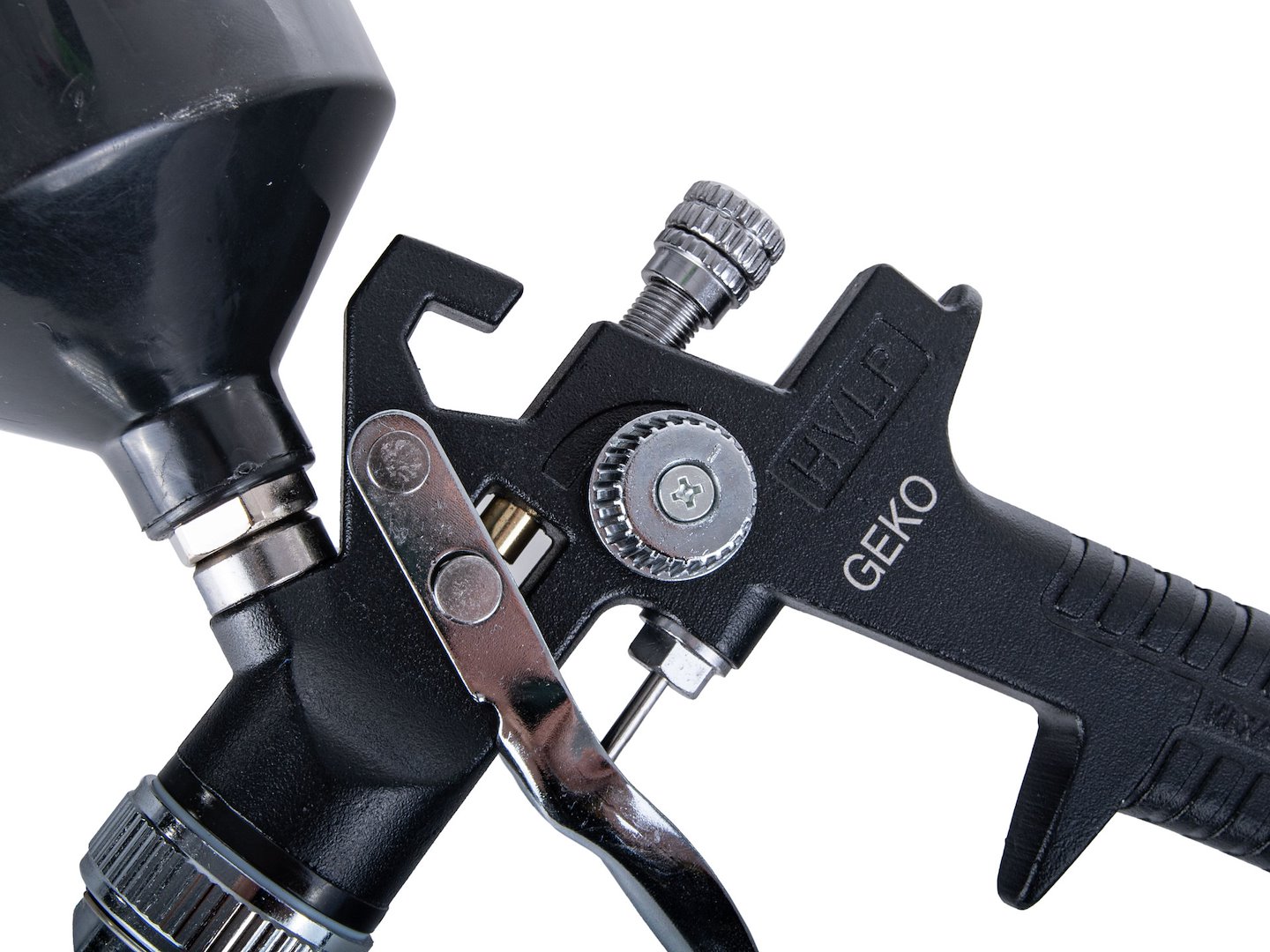 Lakýrnická striekacia pištoľ HVLP, 600ml | GEKO Lakýrnická striekacia pištoľ HVLP, 600ml | GEKO