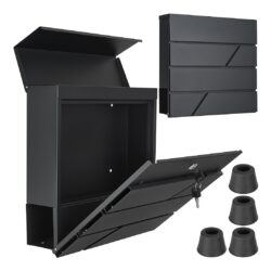 Poštová schránka, 36,7x37x10cm, antracit | GEKO