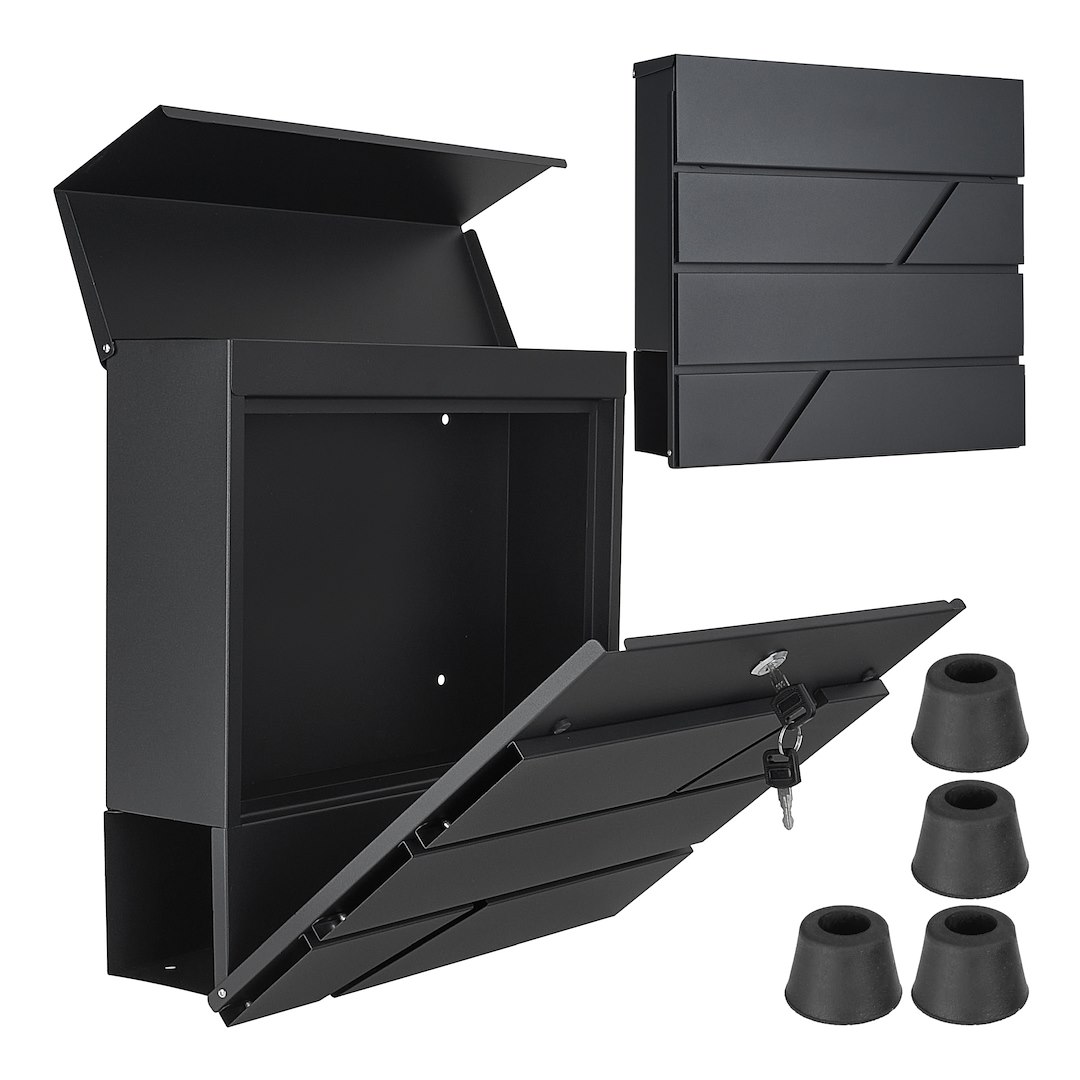 Poštová schránka, 36,7x37x10cm, antracit | GEKO Poštová schránka, 36,7x37x10cm, antracit | GEKO