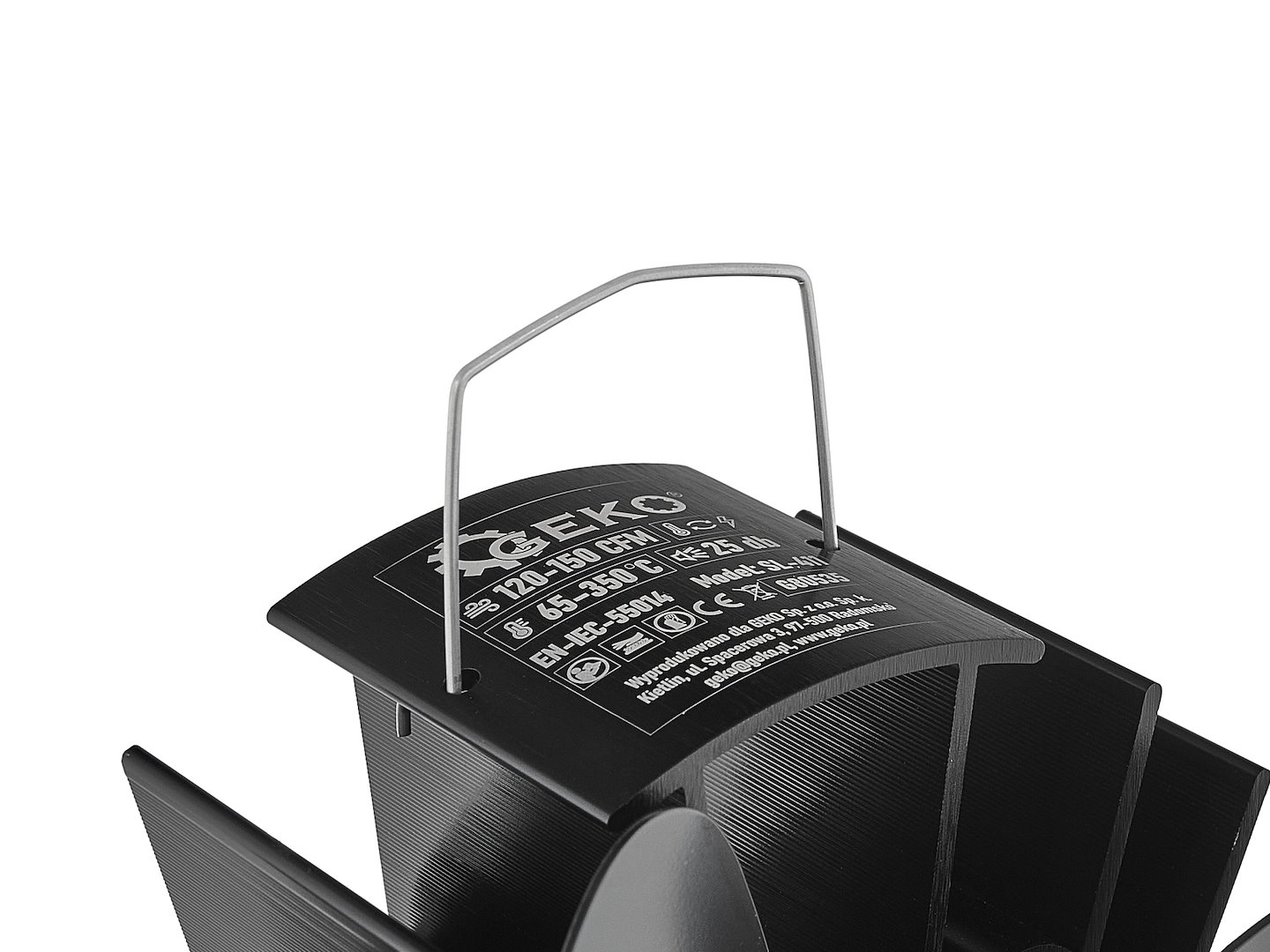 Krbový ventilátor, termoelektrický, 180mm | GEKO Krbový ventilátor, termoelektrický, 180mm | GEKO