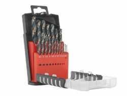 Sada vrtákov do kovu HSS, 19ks, 1,0-10,0 mm | GEKO