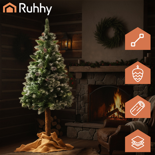 Umelý vianočný stromček so šiškami, 180cm | Ruhhy Umelý vianočný stromček so šiškami, 180cm | Ruhhy
