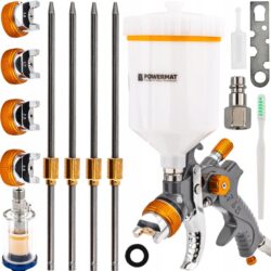 Striekacia pištoľ s príslušenstvom, 600ml | PM-PDM-170TZ