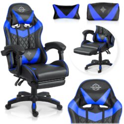 Herné kreslo Draknor II, čierno-modré | Sofotel