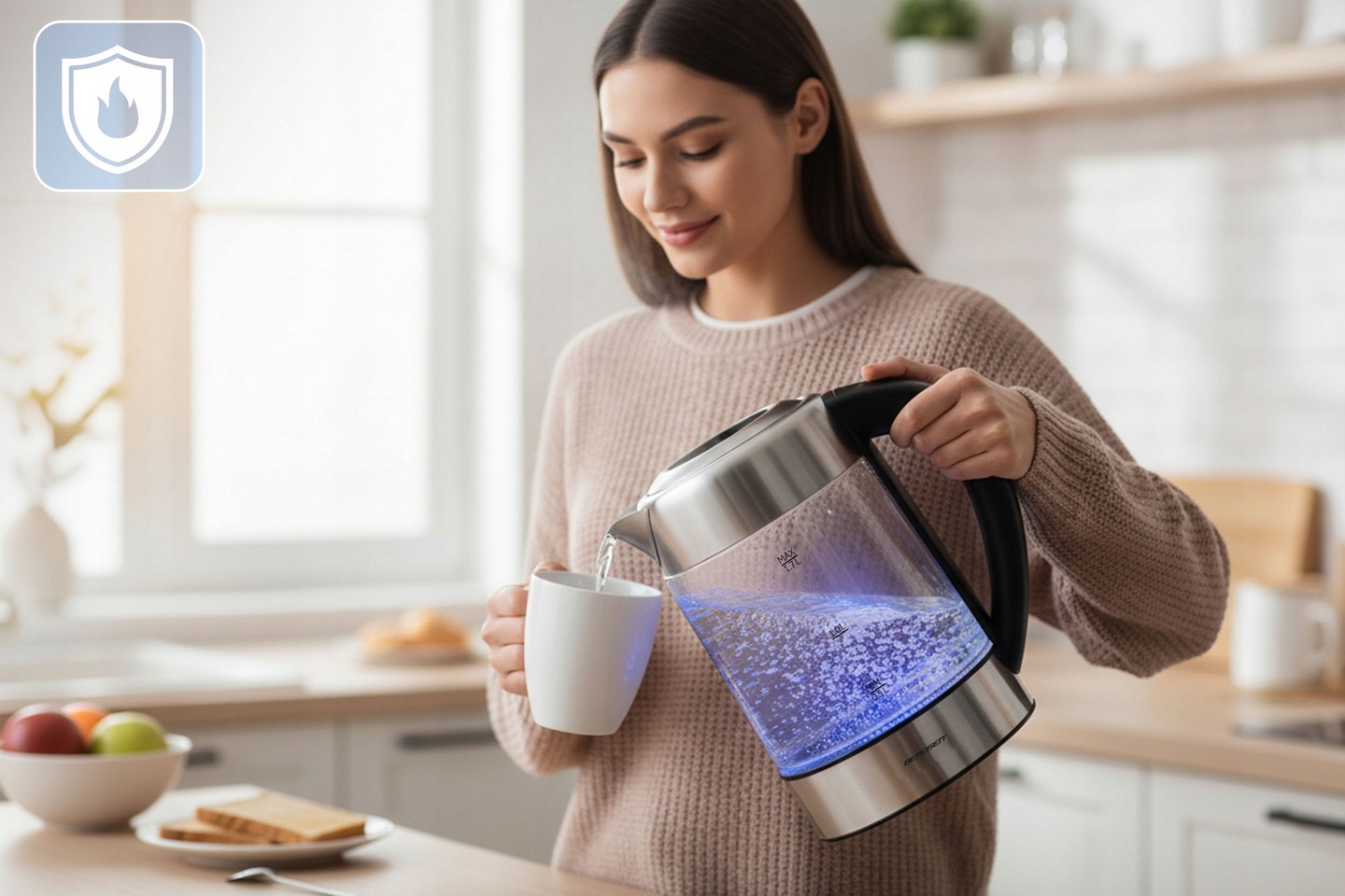 Rýchlovarná kanvica BD-714, 1,7L, 2200W | Berdsen Rýchlovarná kanvica BD-714, 1,7L, 2200W | Berdsen