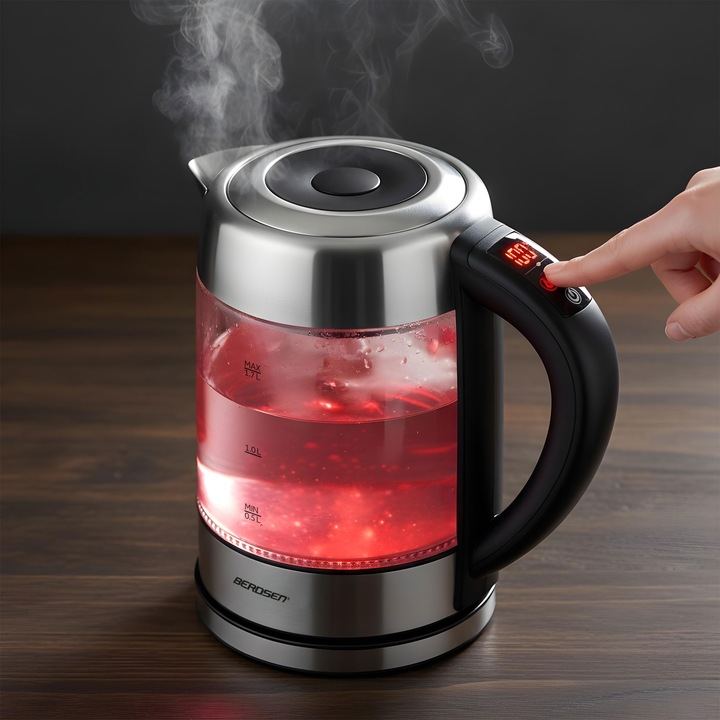 Rýchlovarná kanvica BD-714, 1,7L, 2200W | Berdsen Rýchlovarná kanvica BD-714, 1,7L, 2200W | Berdsen