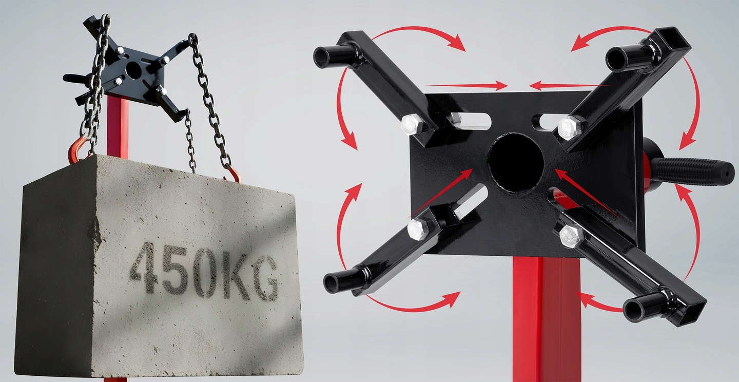 Stojan na motor HM-385, 450kg | Humberg Stojan na motor HM-385, 450kg | Humberg