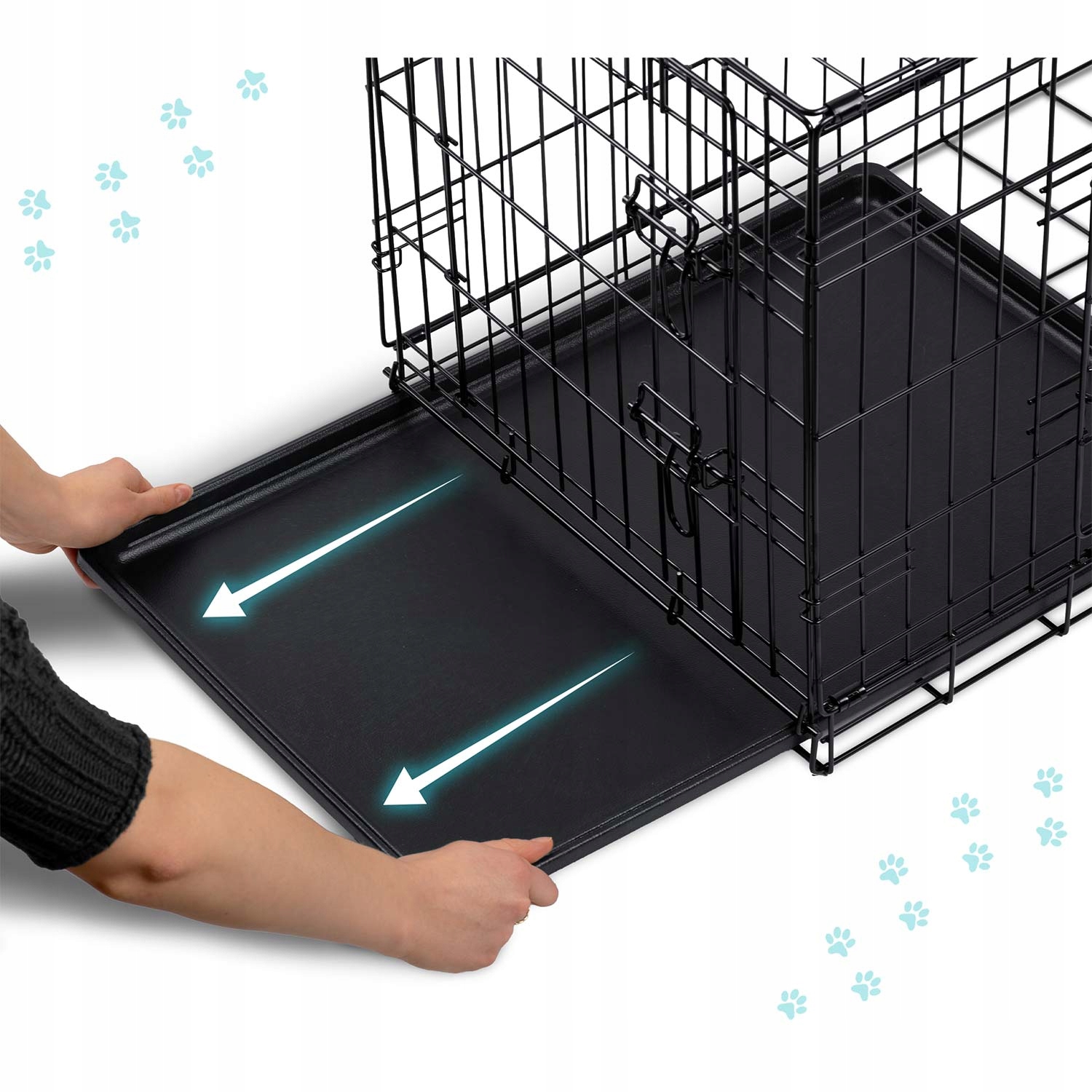 Klietka pre psa s podložkou PH-200, S, 75x45x54cm | Pethaus Klietka pre psa s podložkou PH-200, S, 75x45x54cm | Pethaus