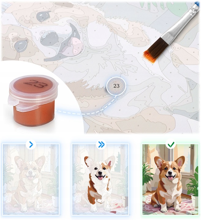 Maľovanie podľa čísel, 40x50cm, mesto | Massido Maľovanie podľa čísel, 40x50cm, mesto | Massido