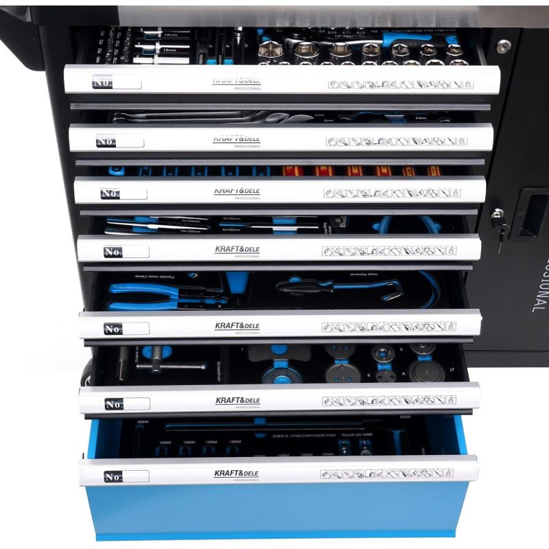 Dielenský vozík s náradím, 309ks | KD1069 Dielenský vozík s náradím, 309ks | KD1069