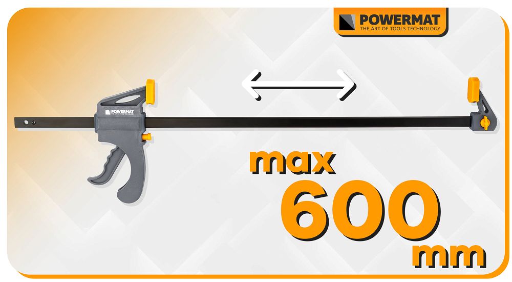 Tesárska svorka, 600x60mm | PM-SSD-24T Tesárska svorka, 600x60mm | PM-SSD-24T