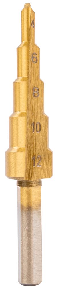 Stupňovité frézovacie vrtáky HSS, 6ks, 4-30mm | PM-ZWSF-6T Stupňovité frézovacie vrtáky HSS, 6ks, 4-30mm | PM-ZWSF-6T