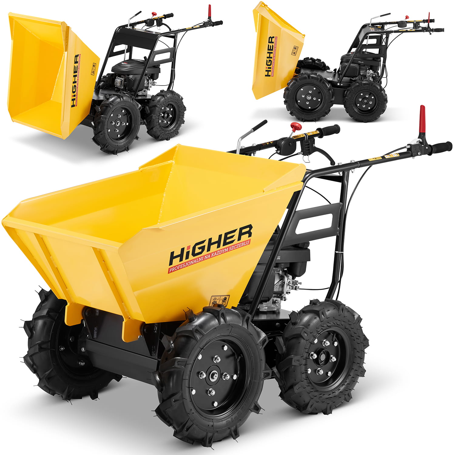 Motorový vyklápací fúrik, LONCIN 4,5 HP, 300 kg | HIGHER (Bazár) Motorový vyklápací fúrik, LONCIN 4,5 HP, 300 kg | HIGHER (Bazár)