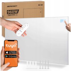 Infračervený ohrievač BD-989, 960W, WiFi | Berdsen