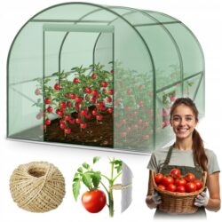 Záhradný fóliovník 2x2m, zelený | 4m2