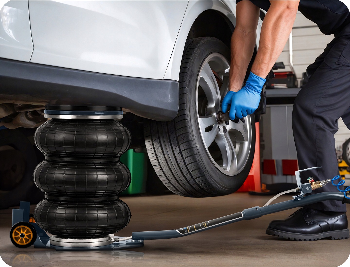 Pneumatický zdvihák HM-382, 3,5T | Humberg Pneumatický zdvihák HM-382, 3,5T | Humberg