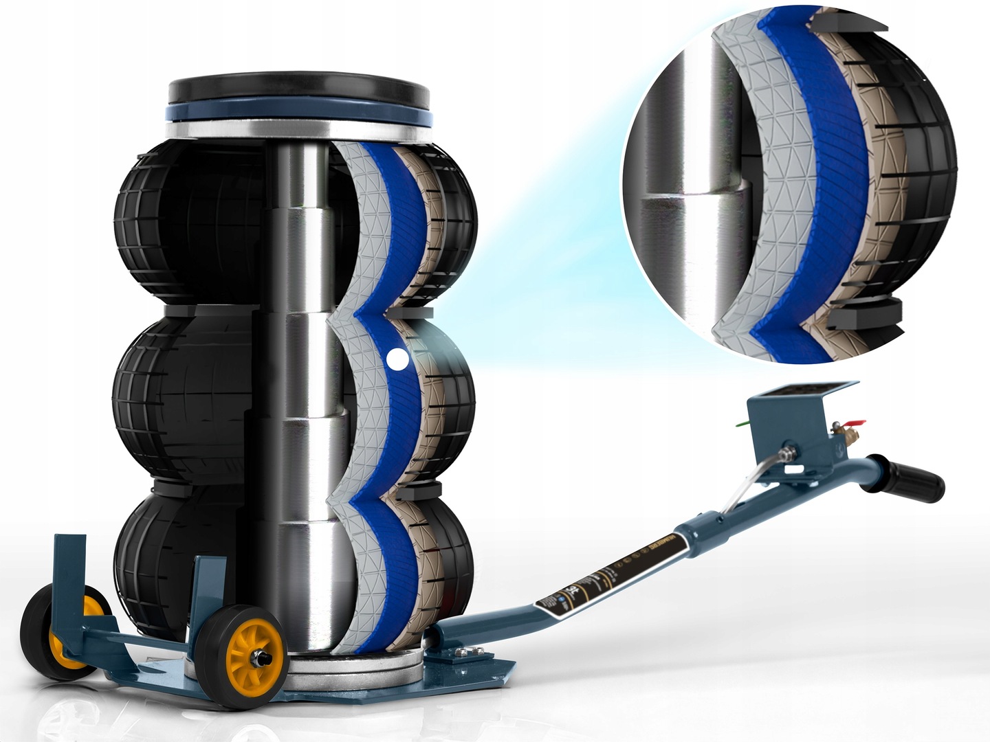 Pneumatický zdvihák HM-382, 3,5T | Humberg Pneumatický zdvihák HM-382, 3,5T | Humberg