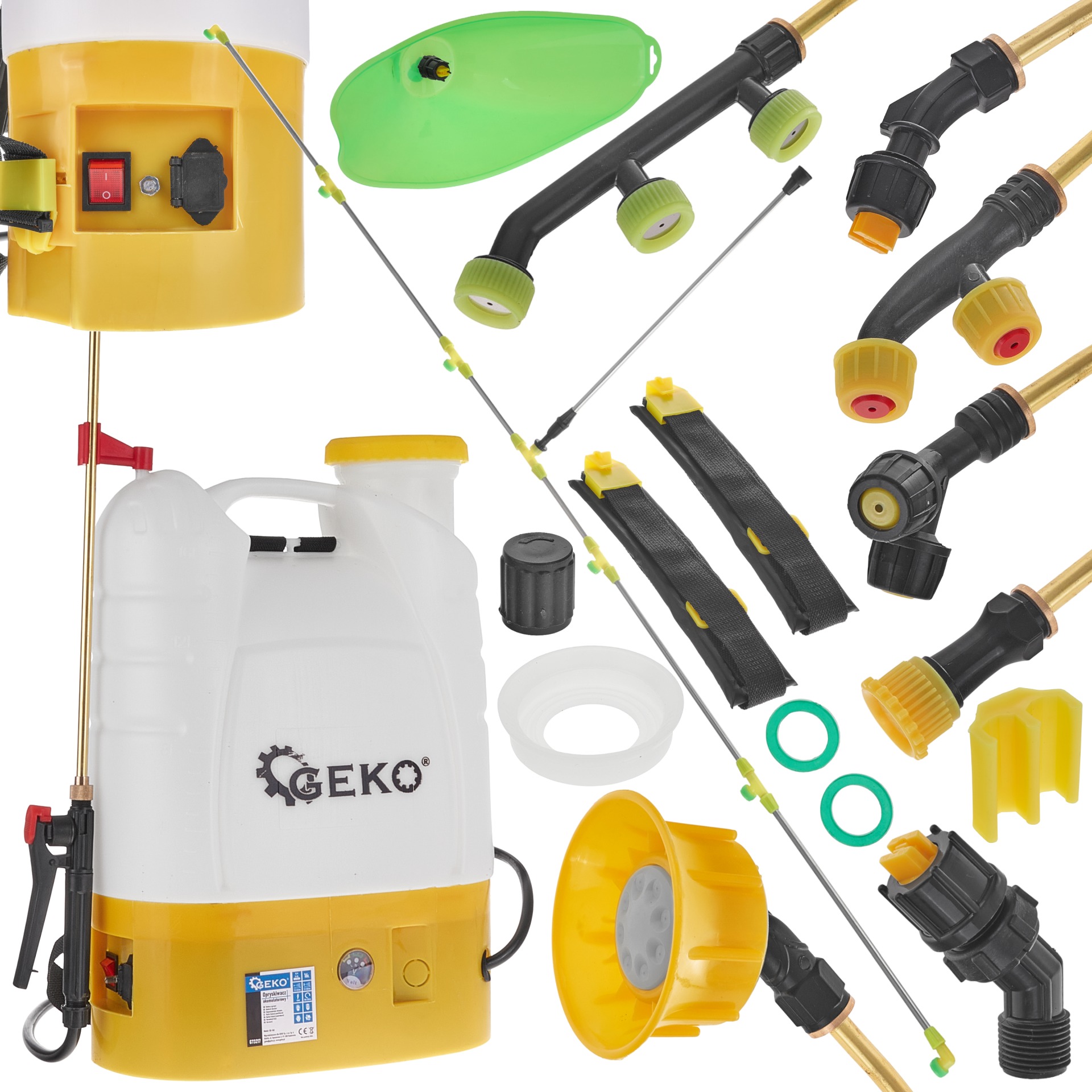 Akumulátorový postrekovač s príslušenstvom, 16L | GEKO (Výstavný kus) Akumulátorový postrekovač s príslušenstvom, 16L | GEKO (Výstavný kus)