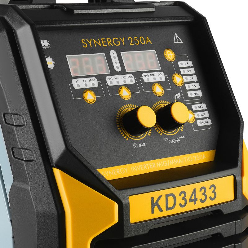 Invertorová zváračka, MIG Flux MMA TigLift SYNERGIA, 250A | KD3433 Invertorová zváračka, MIG Flux MMA TigLift SYNERGIA, 250A | KD3433