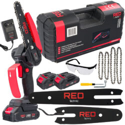 Akumulátorová reťazová píla RTMPA0064, 20V | RED TECHNIC (Výstavný kus)