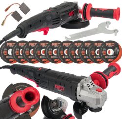 Uhlová brúska RTSZK0069, 1500W, 125mm, regulácia otáčok | RED TECHNIC (Bazár)