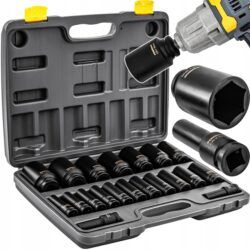 Sada nástrčných hlavíc, 20ks, 10-38mm |  PM-ZNU-1038T