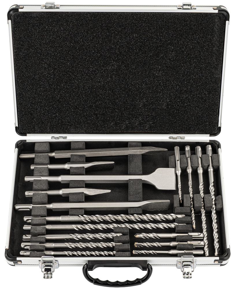 Sada vrtákov a dlát, SDS PLUS, 17ks | PM-ZWD-17T Sada vrtákov a dlát, SDS PLUS, 17ks | PM-ZWD-17T