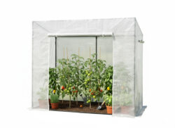 Záhradný fóliovník, 200x77cm, biely | 1,6m2