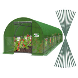 Záhradný fóliovník 8x4m, zelený | 32m2