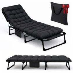 Záhradné lehátko ChillWell Dream, čierne | Sofotel
