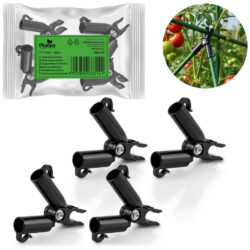 Spojky pre oporné tyče PL-941, typ A, 4ks, 11mm, čierne | Plonos