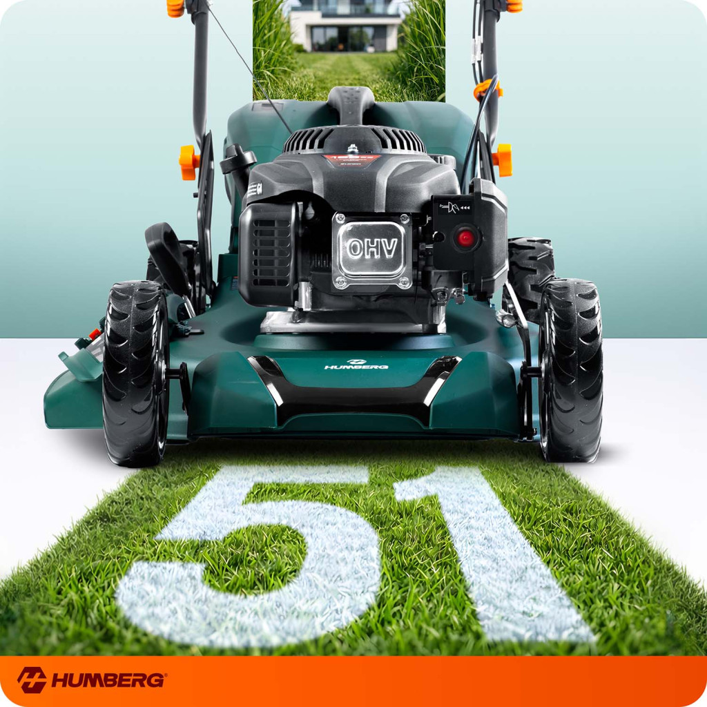 Benzínová kosačka HM-601, Loncin, 51cm, 70L | Humberg Benzínová kosačka HM-601, Loncin, 51cm, 70L | Humberg