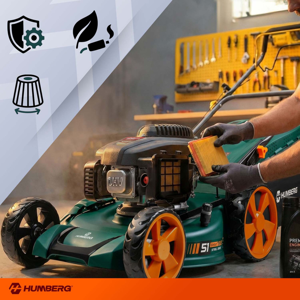 Benzínová kosačka HM-601, Loncin, 51cm, 70L | Humberg Benzínová kosačka HM-601, Loncin, 51cm, 70L | Humberg