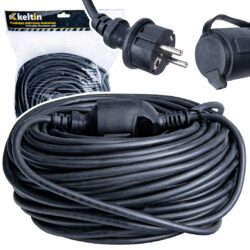 Predlžovací kábel, 50m, IP44 | Keltin