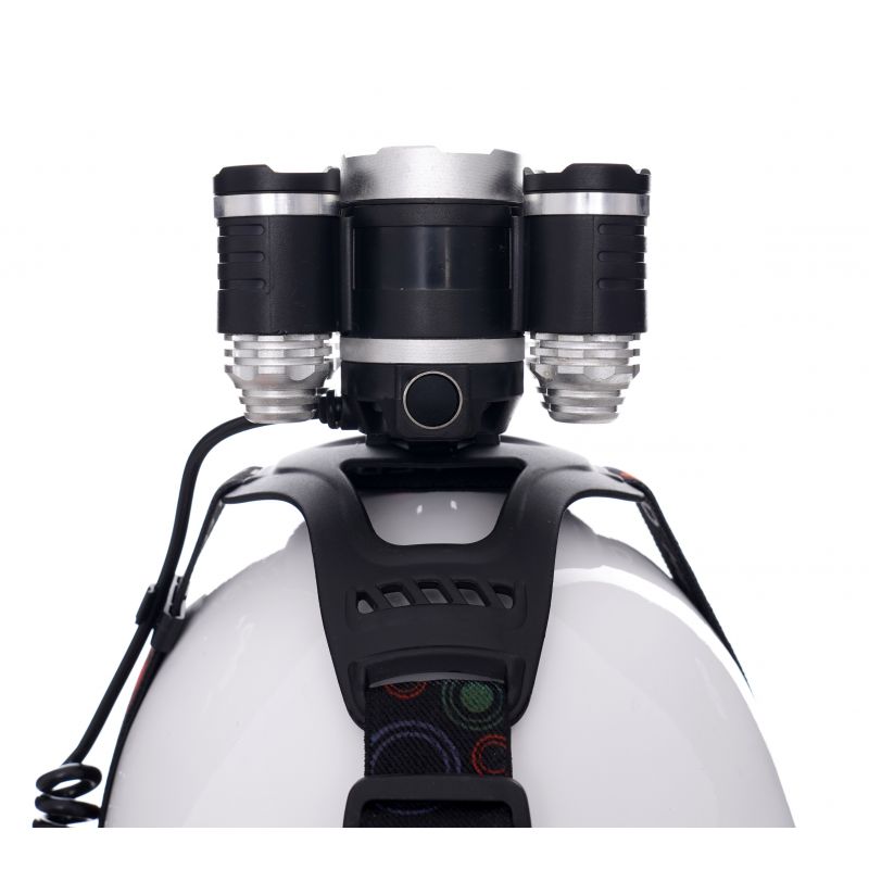 LED čelovka, 1xT6 LED + 4xQ5 LED | KD1247