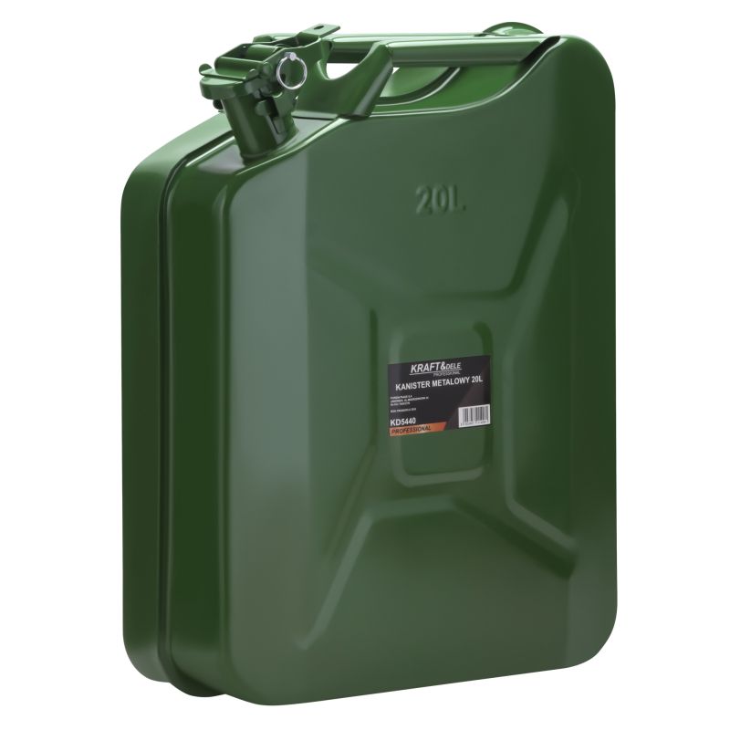 Kovový kanister na palivo, 20L | KD5440