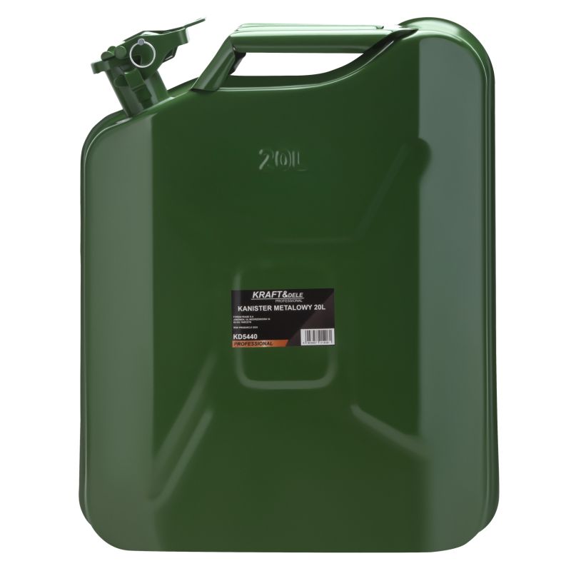 Kovový kanister na palivo, 20L | KD5440