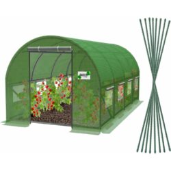 Záhradný fóliovník 6x3m, zelený | 18m2