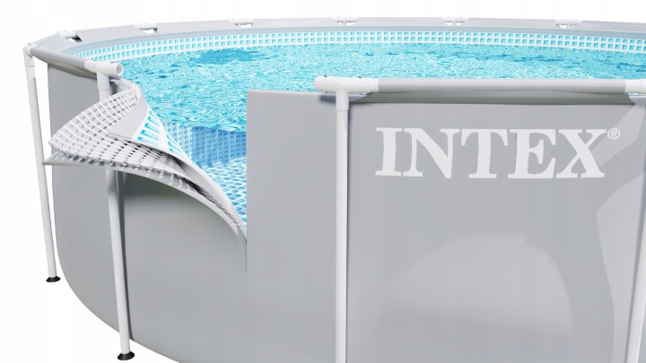 Záhradný bazén s rámom 6v1, 305x76cm, sivý | INTEX