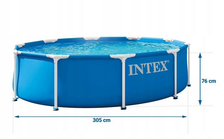 Záhradný bazén s rámom 6v1, 305x76cm | INTEX