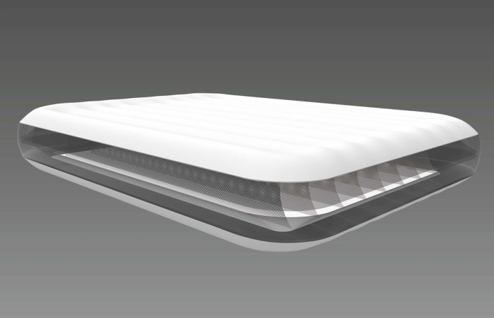 Nafukovací matrac s pumpou, 203x152x30cm, čierny | Bestway