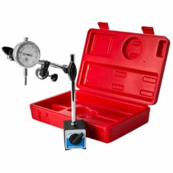 Hodinový odchylkomer + magnetický statív, 0-10mm | KD11398