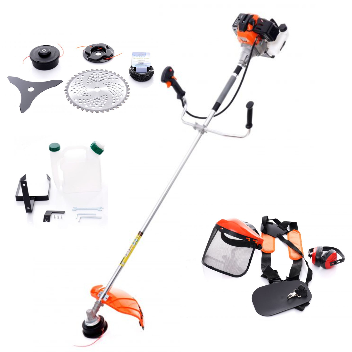 Benzínový krovinorez 5.2HP + príslušenstvo | KD5044 (Výstavný kus)