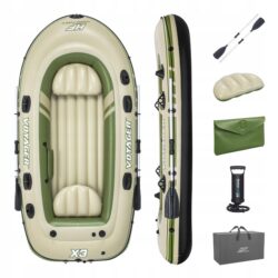 Nafukovací čln Voyager, 3-miestny, zelený | Bestway