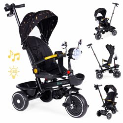 Detská trojkolka WQL-186, čierna | ECOTOYS